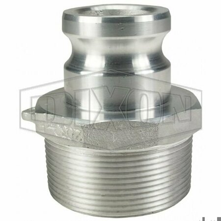 DIXON Type F Cam and Groove Reducing Adapter, 3 x 2 in, Male Adapter x MNPT, Aluminum, Domestic 2030-F-AL